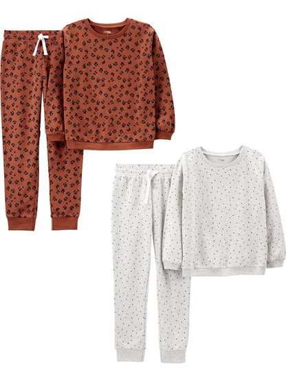 Simple Joys by Carter's girls 4-piece Playwear Set