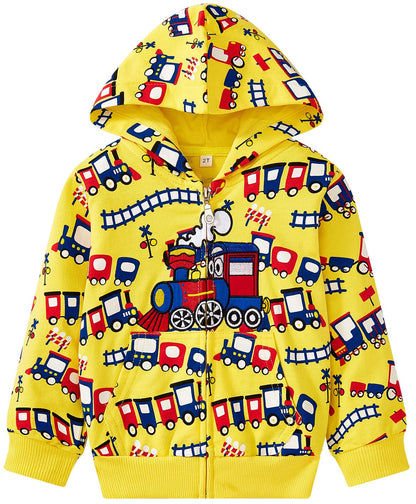 Popshion Toddler Boys' Dinosaur Hoodie Jacket