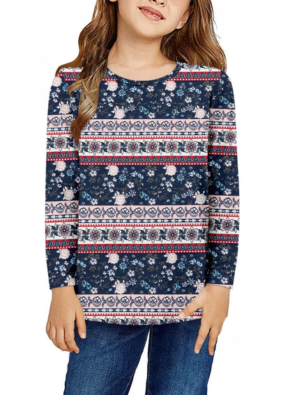 storeofbaby Girls' Long Sleeve Crewneck Top