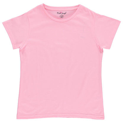 Pink Angel Girls' 8-Pack Cotton T-Shirts