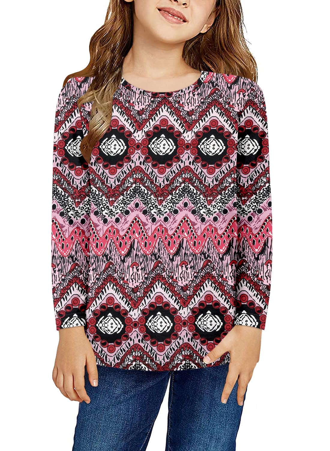 storeofbaby Girls' Long Sleeve Crewneck Top