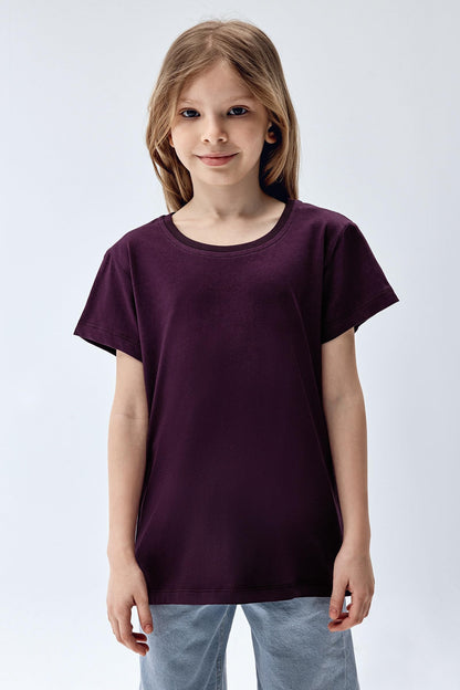 Brix Girls' 5-Pack Cotton Short Sleeve Tees
