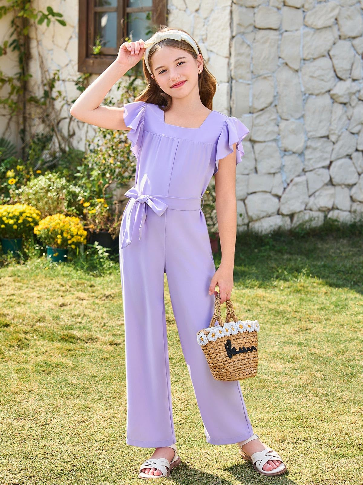Haloumoning Girls Jumpsuit