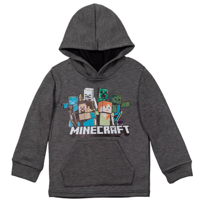 Minecraft Fleece Pullover Hoodie Little Kid to Big Kid Sizes (4-18-20)