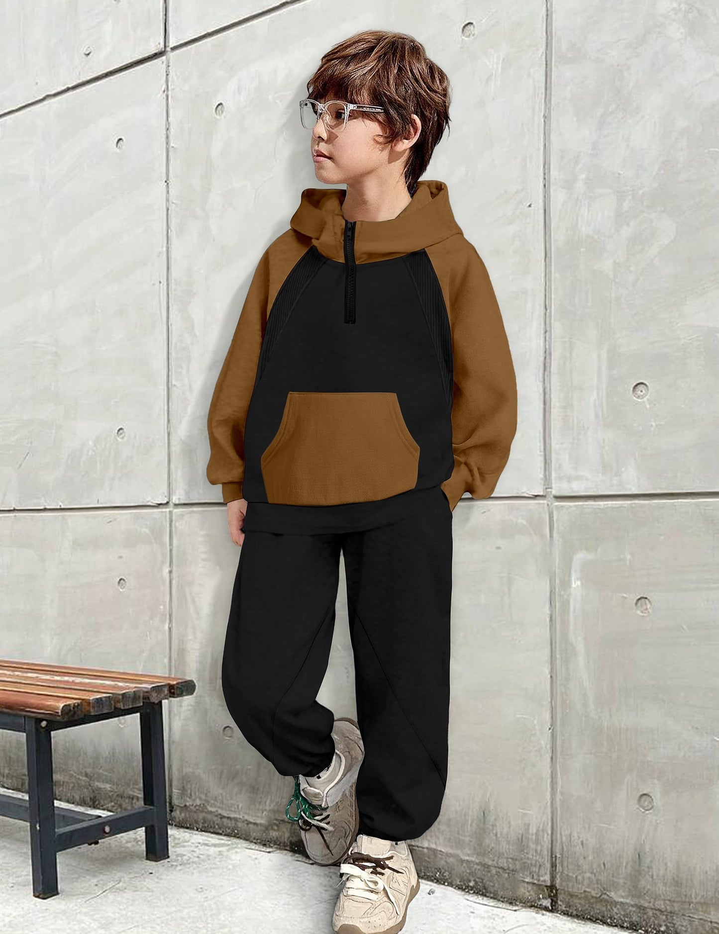 NECIOUS Boys' Sweatsuit Set