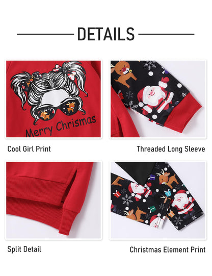 Girls' 2-Piece Tie Dye Hoodie & Leggings Set