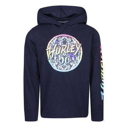 Hurley Boys' Long Sleeve Hooded Graphic T-Shirt
