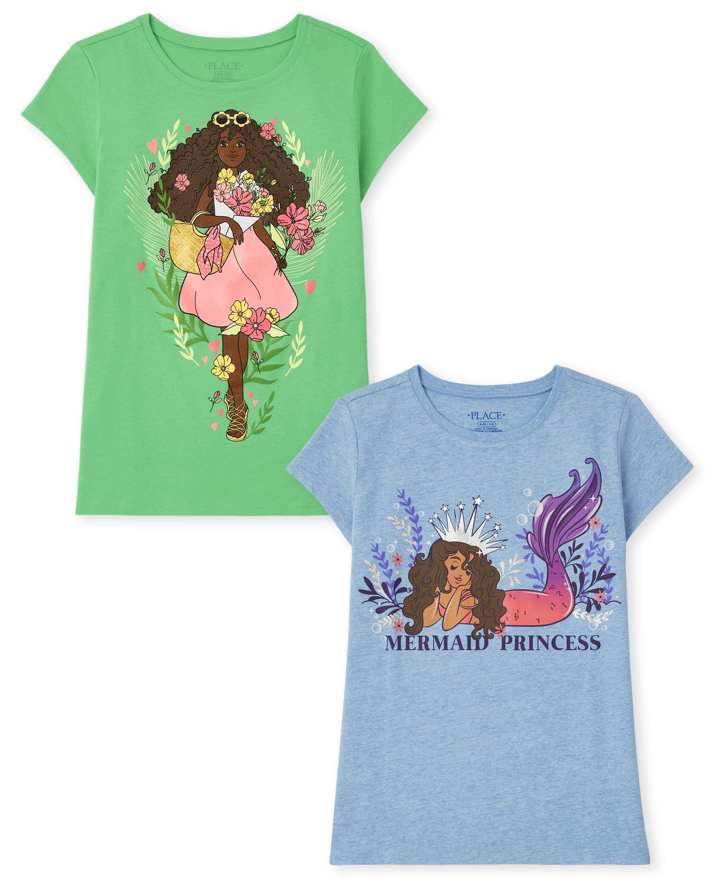 The Children's Place Girls Short Sleeve Graphic T- Shirt