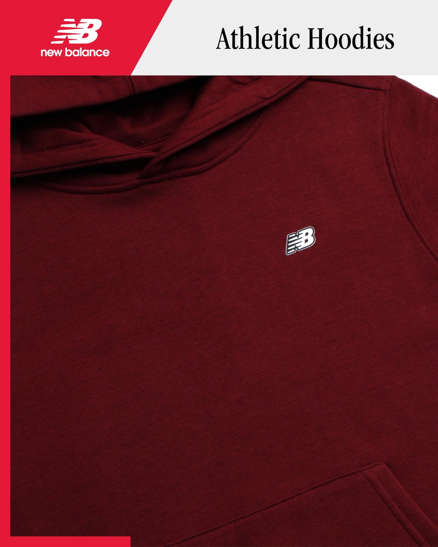 New Balance Boys' Cotton Fleece Hoodie