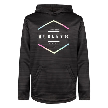 Hurley Boys' Long Sleeve Hooded Graphic T-Shirt