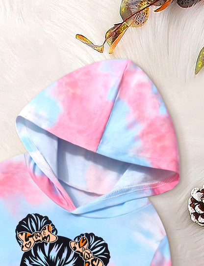 Toddler Girls' 2-Piece Tie Dye Sweatshirt & Pants Set