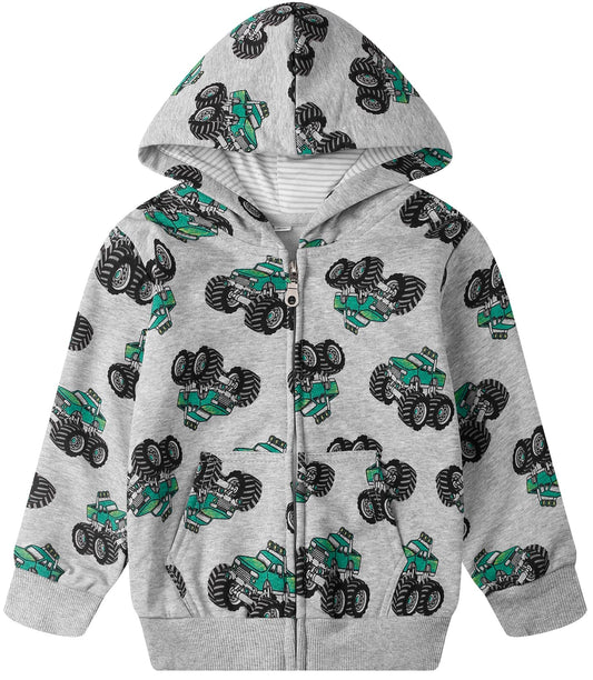 Popshion Toddler Boys' Dinosaur Hoodie Jacket