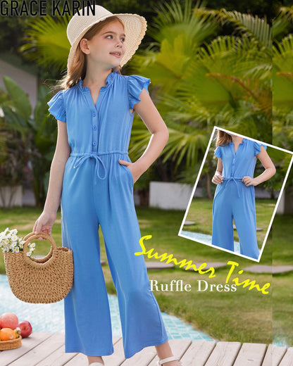 GRACE KARIN Girls Jumpsuit