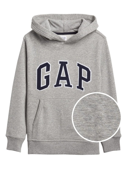 GAP Boys' Logo Hoodie Hooded Sweatshirt