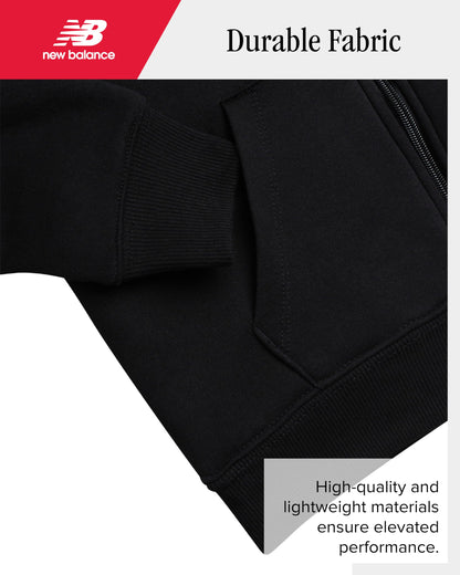 New Balance Boys' Sherpa-Lined Zip Hoodie