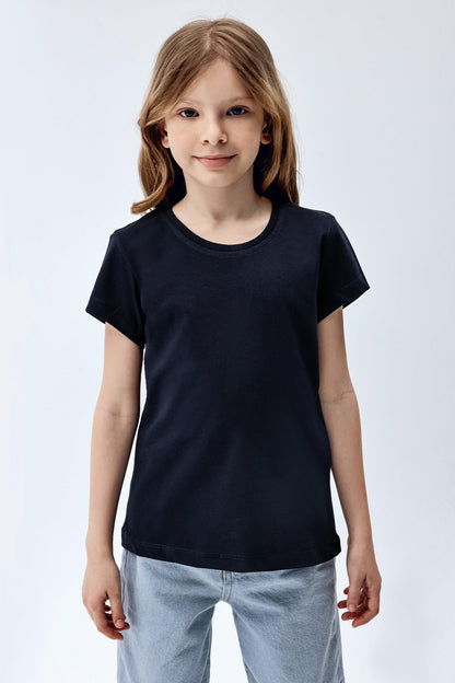 Brix Girls' 5-Pack Cotton Short Sleeve Tees