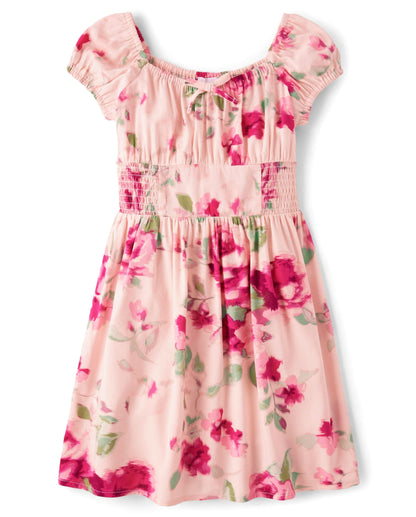 The Children's Place Girls' Smocked Summer Dress