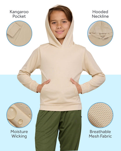 PURE CHAMP Boys' 3-Pack Mesh Hoodies
