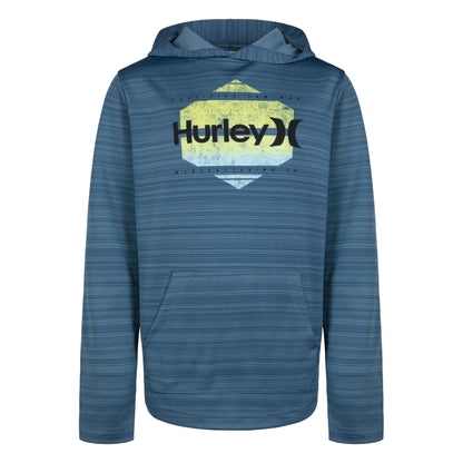 Hurley Boys' Long Sleeve Hooded Graphic T-Shirt