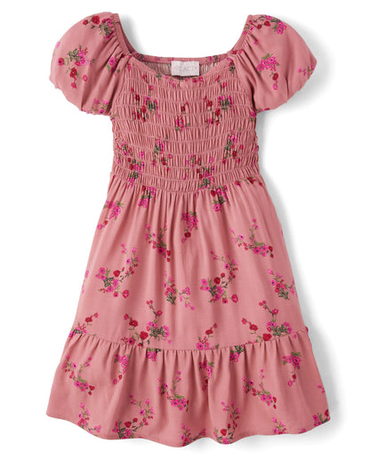 The Children's Place Girls' Smocked Summer Dress