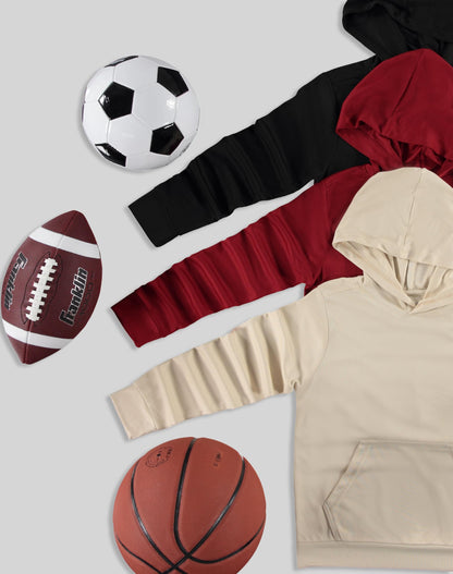 PURE CHAMP Boys' 3-Pack Mesh Hoodies