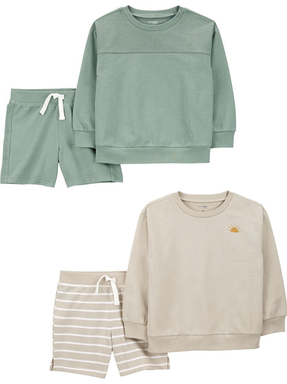 Simple Joys by Carter's boys 4-piece Sweatshirt Set