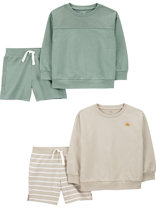 Simple Joys by Carter's boys 4-piece Sweatshirt Set