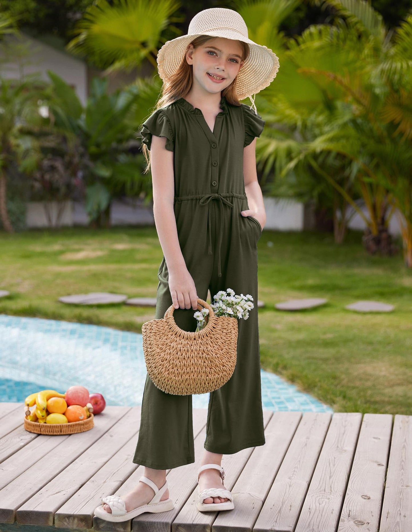 GRACE KARIN Girls Jumpsuit