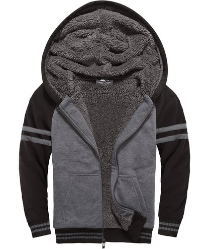 SWISSWELL Boys' Sherpa Fleece Zip Hoodie
