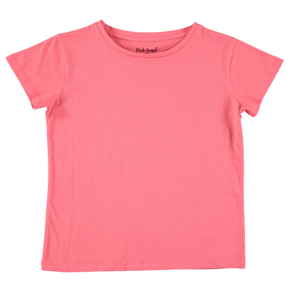 Pink Angel Girls' 8-Pack Cotton T-Shirts