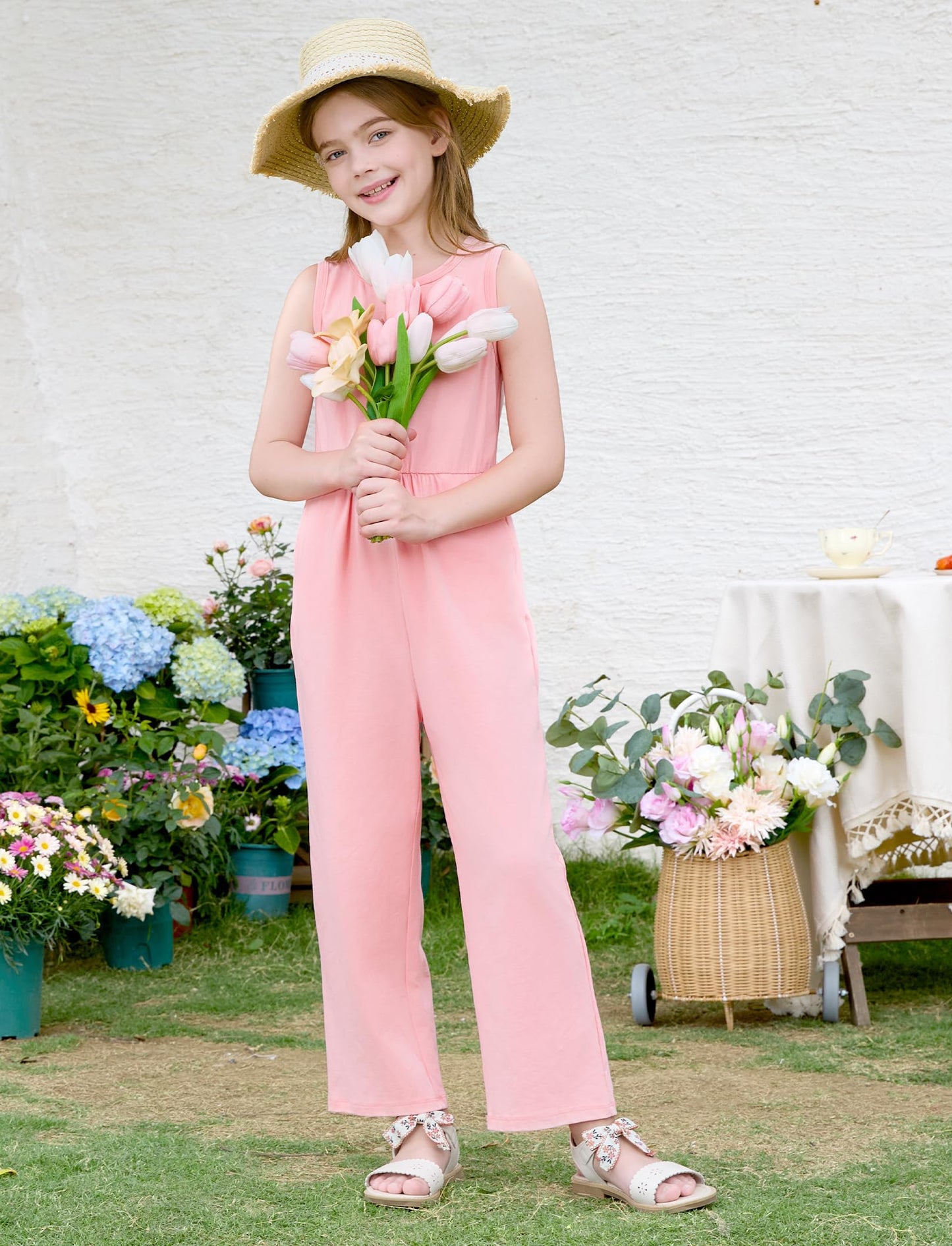 PATPAT Girls 3-Pack Jumpsuits