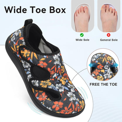 LeIsfIt Women's Extra Wide Diabetic Walking Shoes