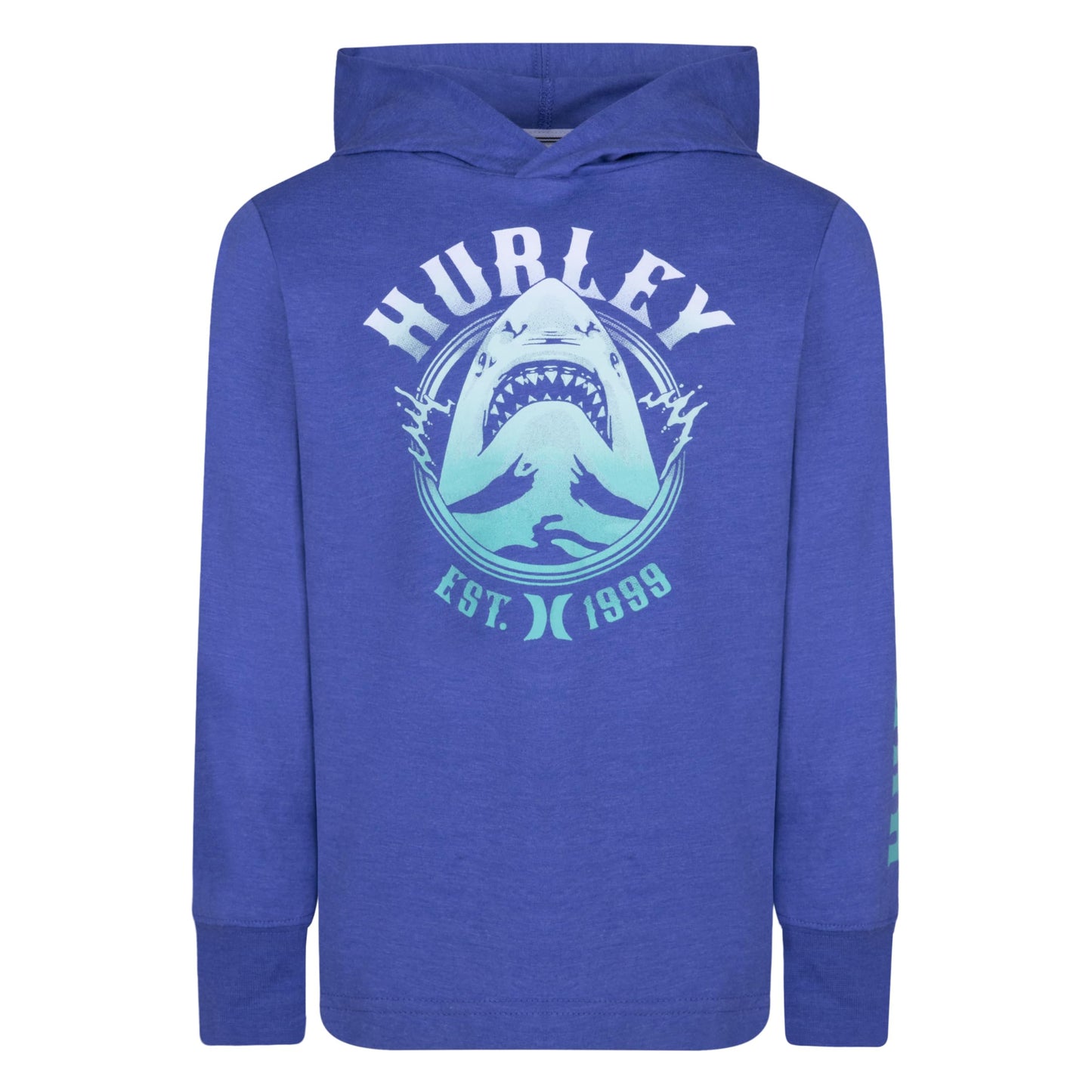 Hurley Boys' Long Sleeve Hooded Graphic T-Shirt