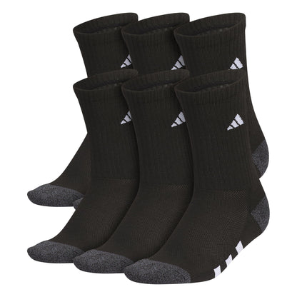 adidas Youth 6-Pack Cushioned Crew Socks