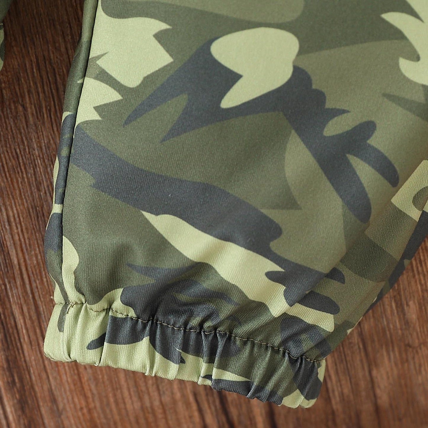 Toddler Girls' 2-Piece Top & Camo Pants Set