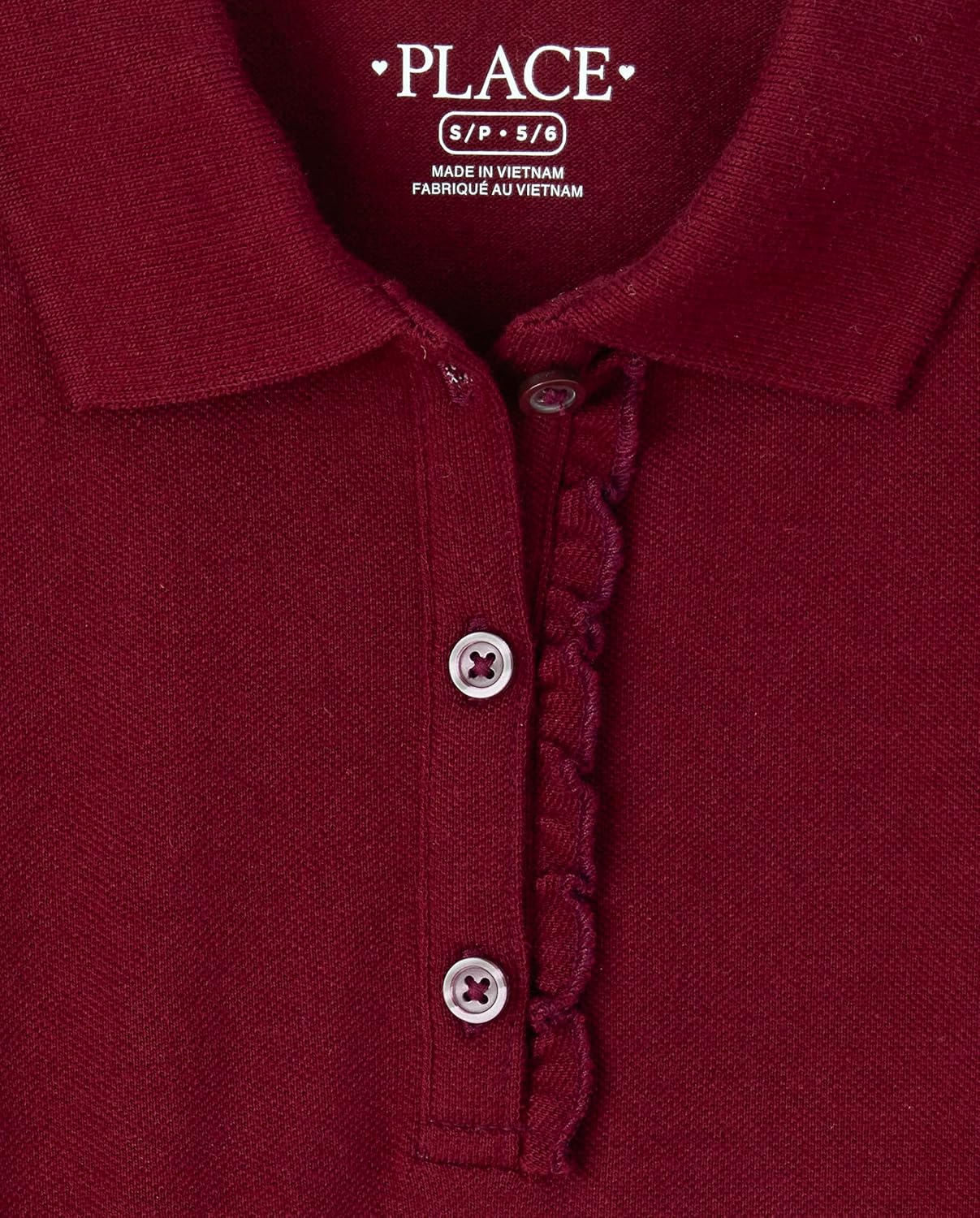 The Children's Place Girls' Short Sleeve Ruffle Polo Dress