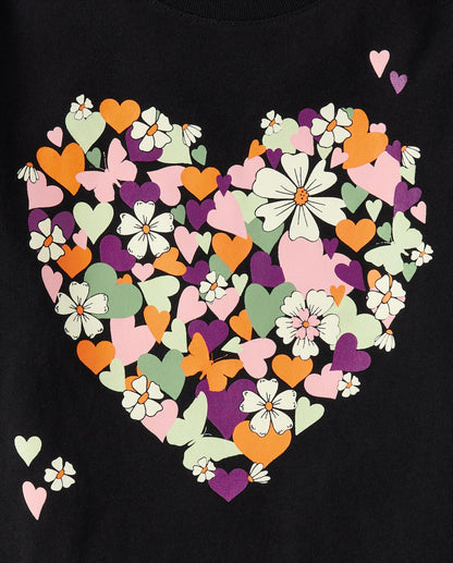 The Children's Place Girls' 5-Pack Graphic T-Shirts