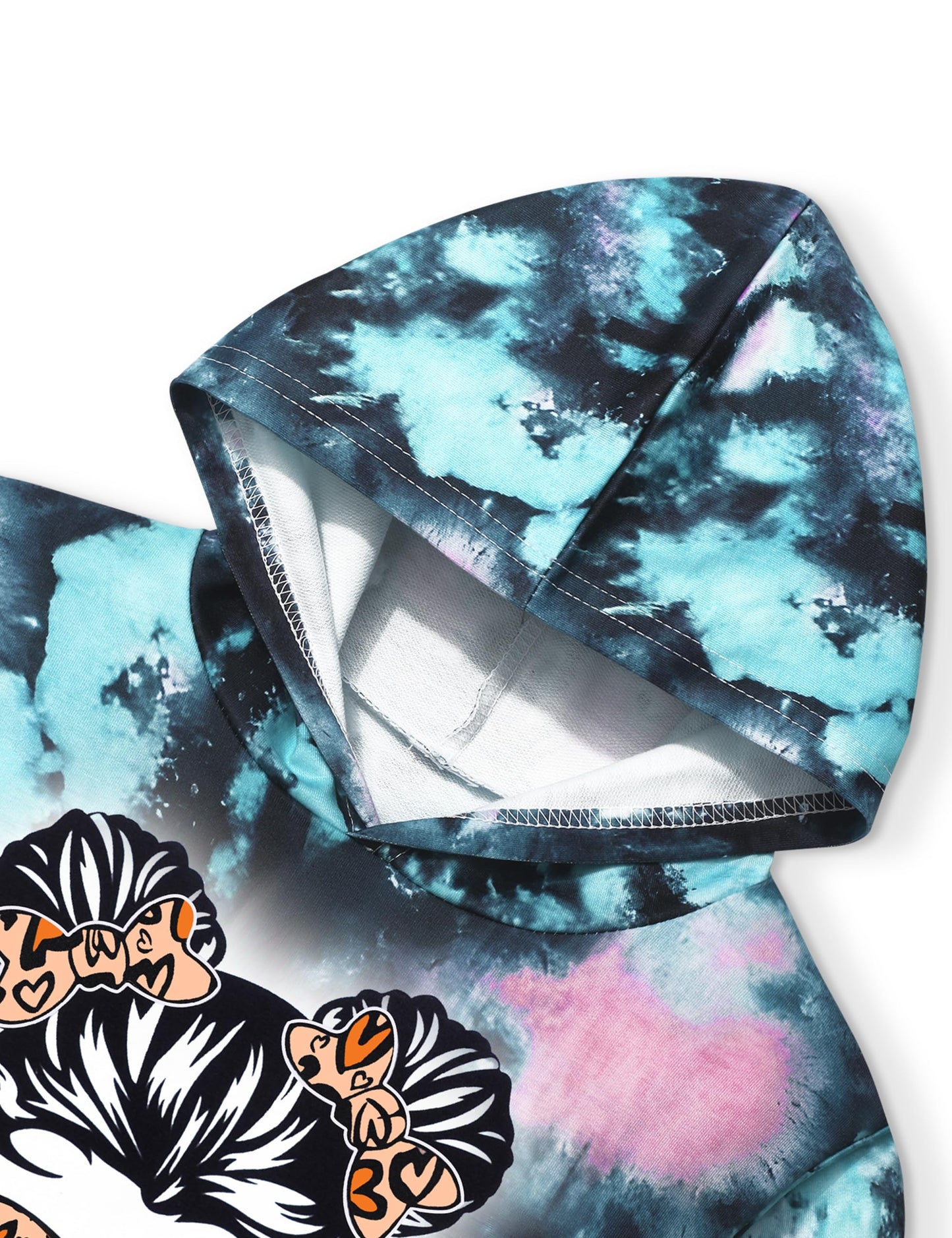Toddler Girls' 2-Piece Tie Dye Sweatshirt & Pants Set