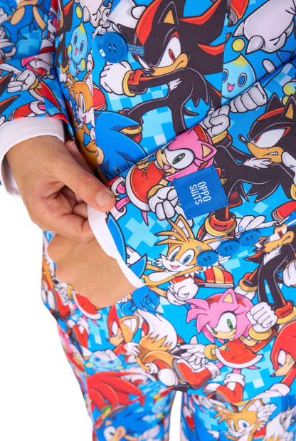 Opposuits Boys' Sonic the Hedgehog Suit Set