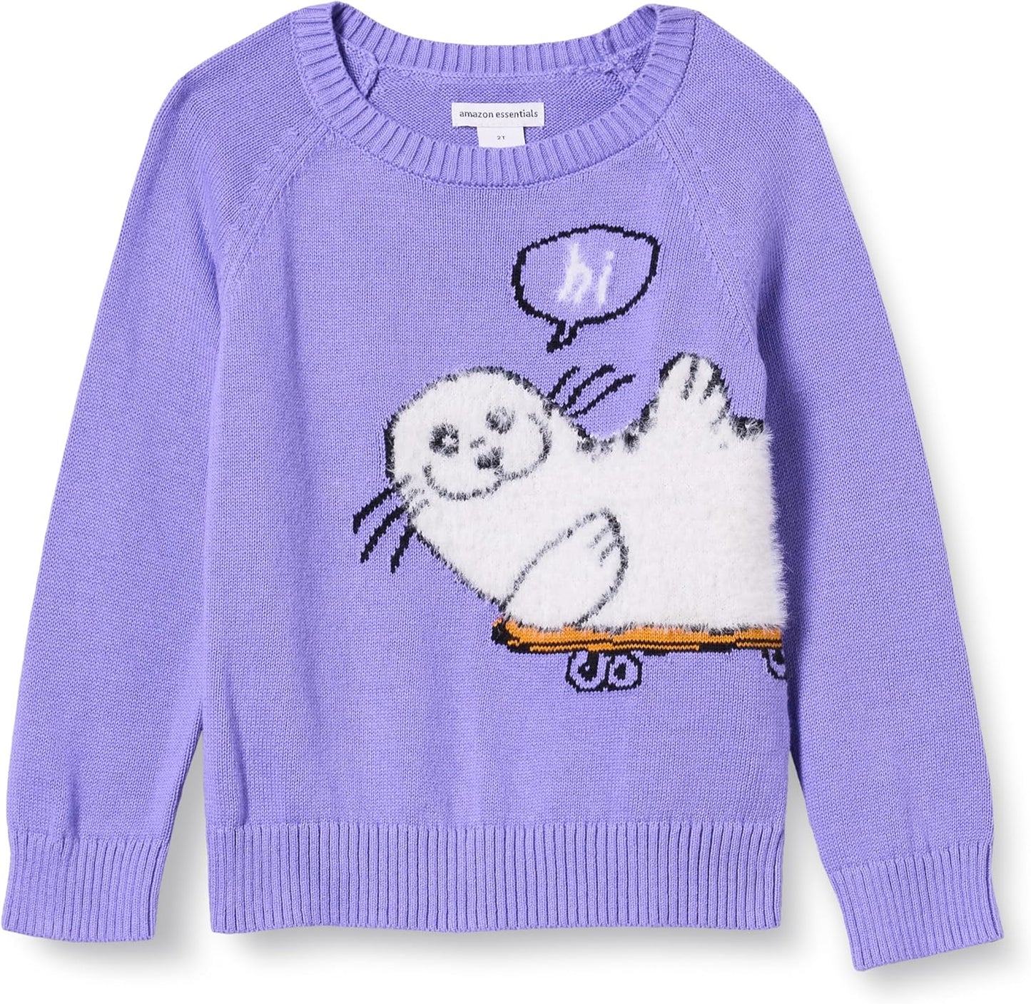 Amazon Essentials Girls' Pullover Sweater