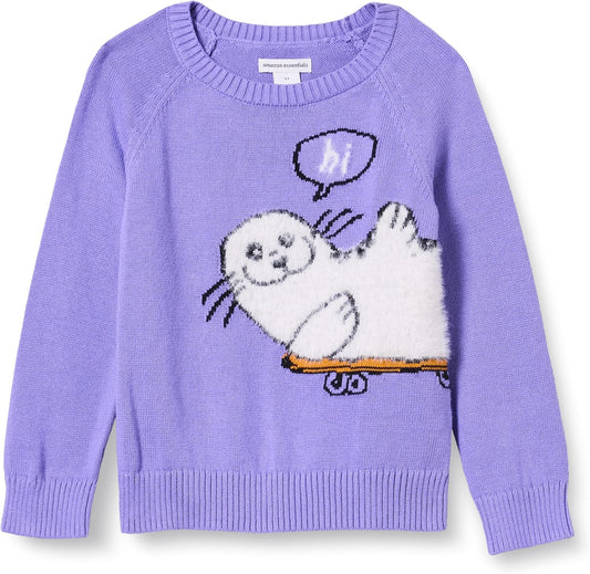 Amazon Essentials Girls' Pullover Sweater