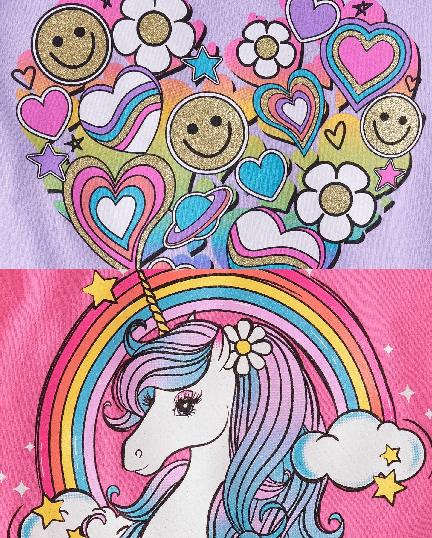 The Children's Place Girls' 5-Pack Graphic T-Shirts
