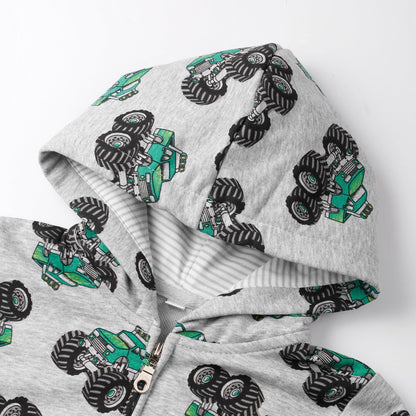 Popshion Toddler Boys' Dinosaur Hoodie Jacket