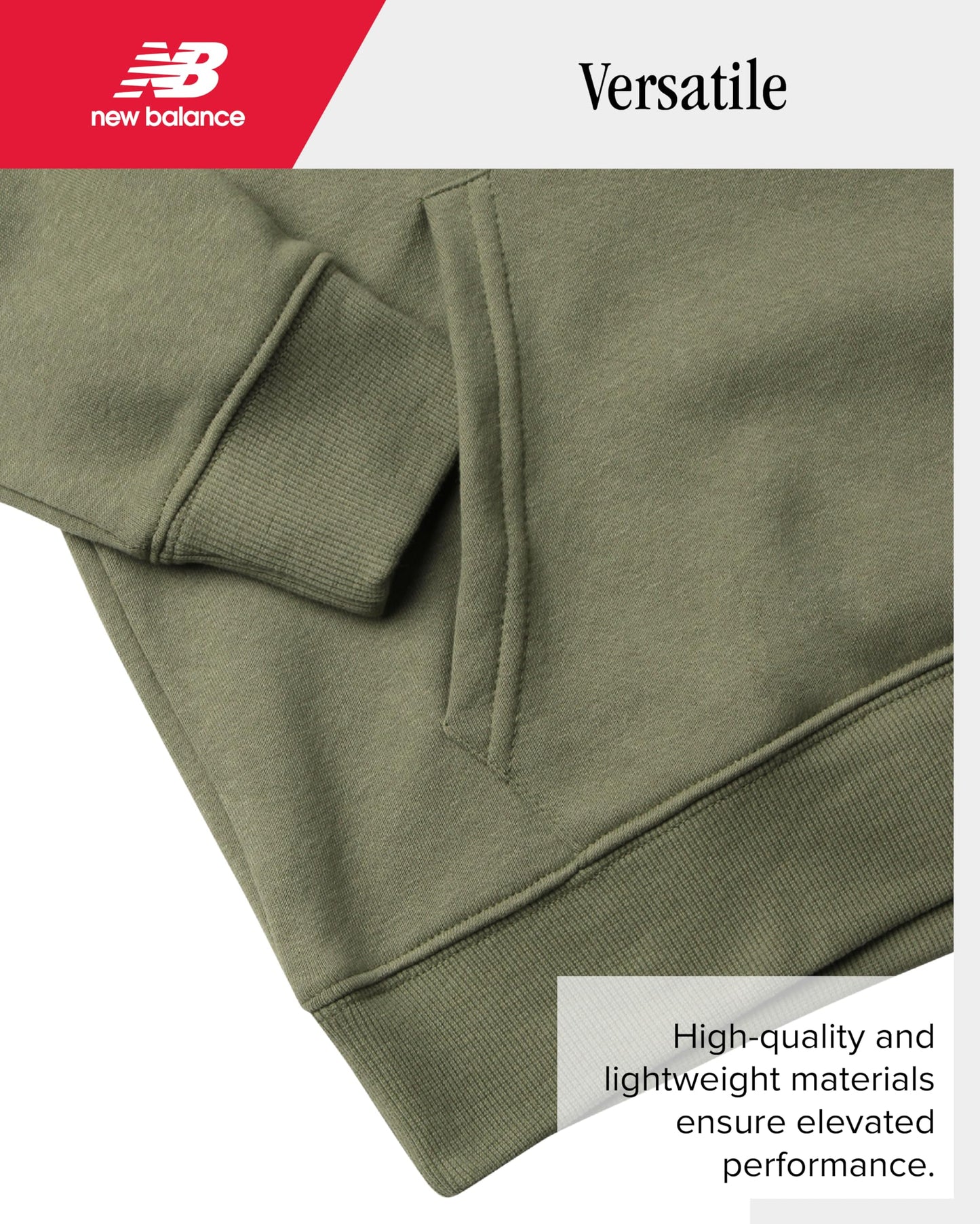 New Balance Boys' Cotton Fleece Hoodie