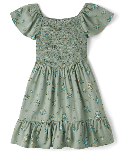 The Children's Place Girls' Smocked Summer Dress