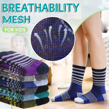 Eyean Girls' 6-Pack Cotton Crew Socks