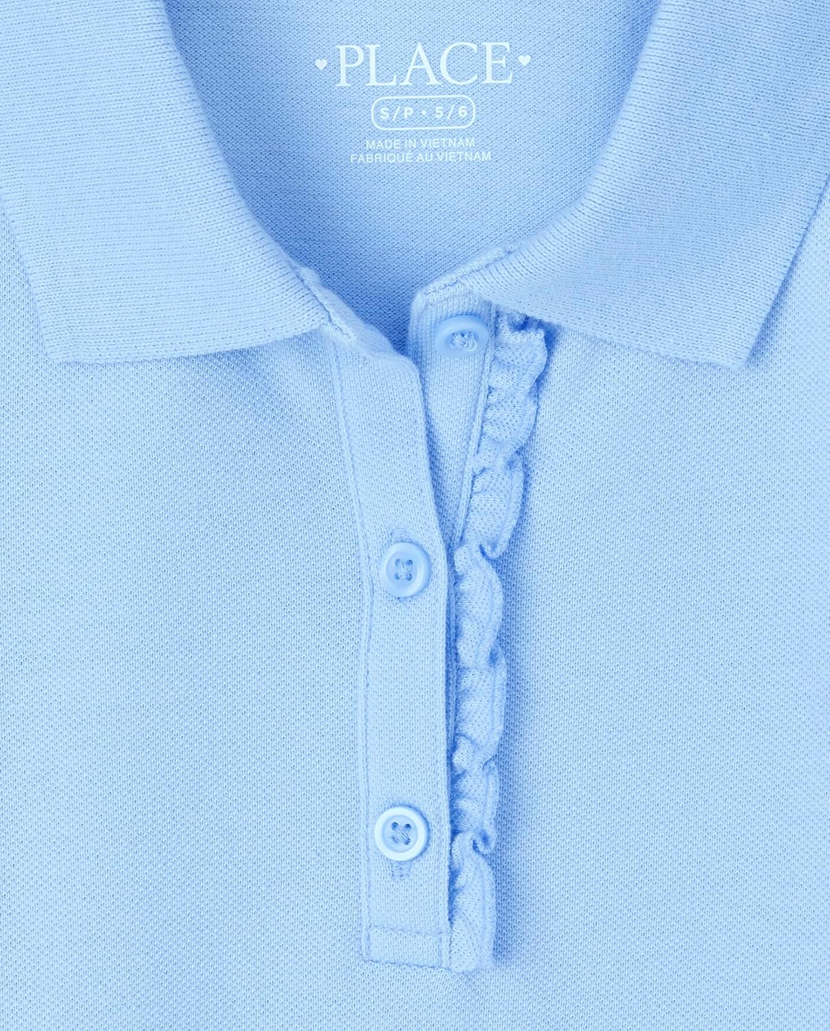 The Children's Place Girls' Short Sleeve Ruffle Polo Dress